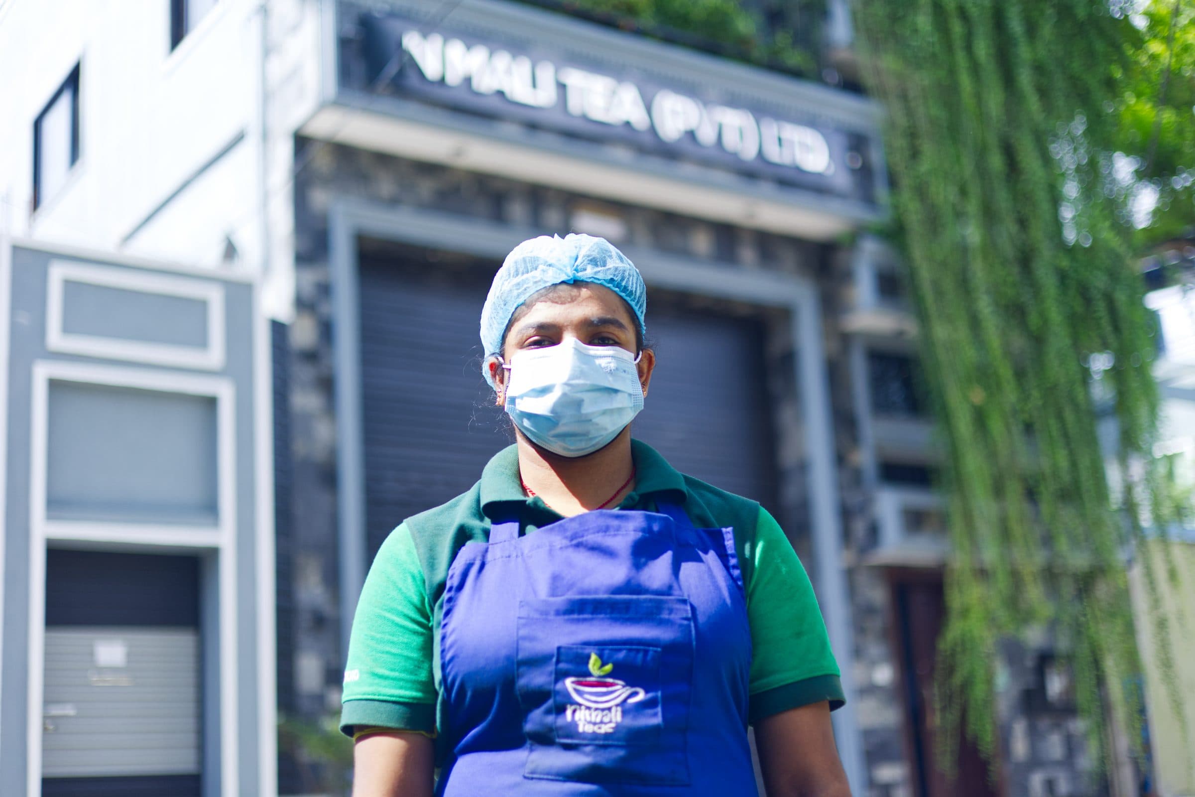 Outside the Wellampitiya plant